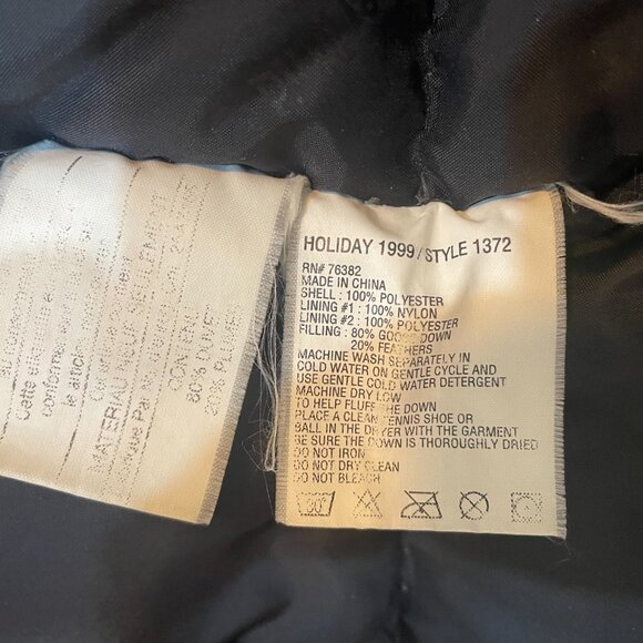 Vintage Y2K Timberland Performance PRO Down Puffer Jacket Parka Black XL - Picture 8 of 12